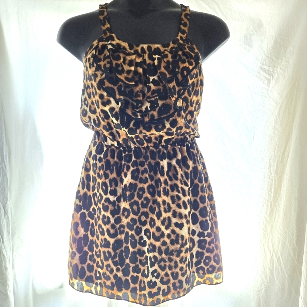 Cheetah Print Sundress EUC 🐆 - Picture 2 of 11